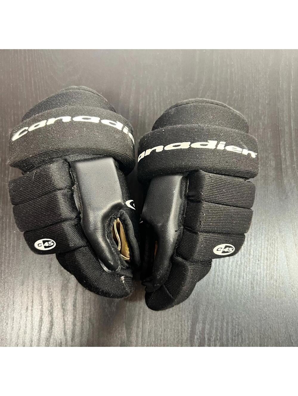 Black Kids Professional Hockey Gloves